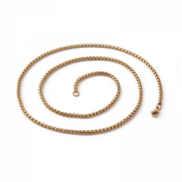 Boxchain 1,5mm Necklace - Gold