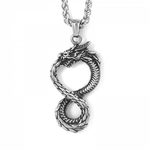 Necklace Jörmungandr the Midgard Serpent Silver