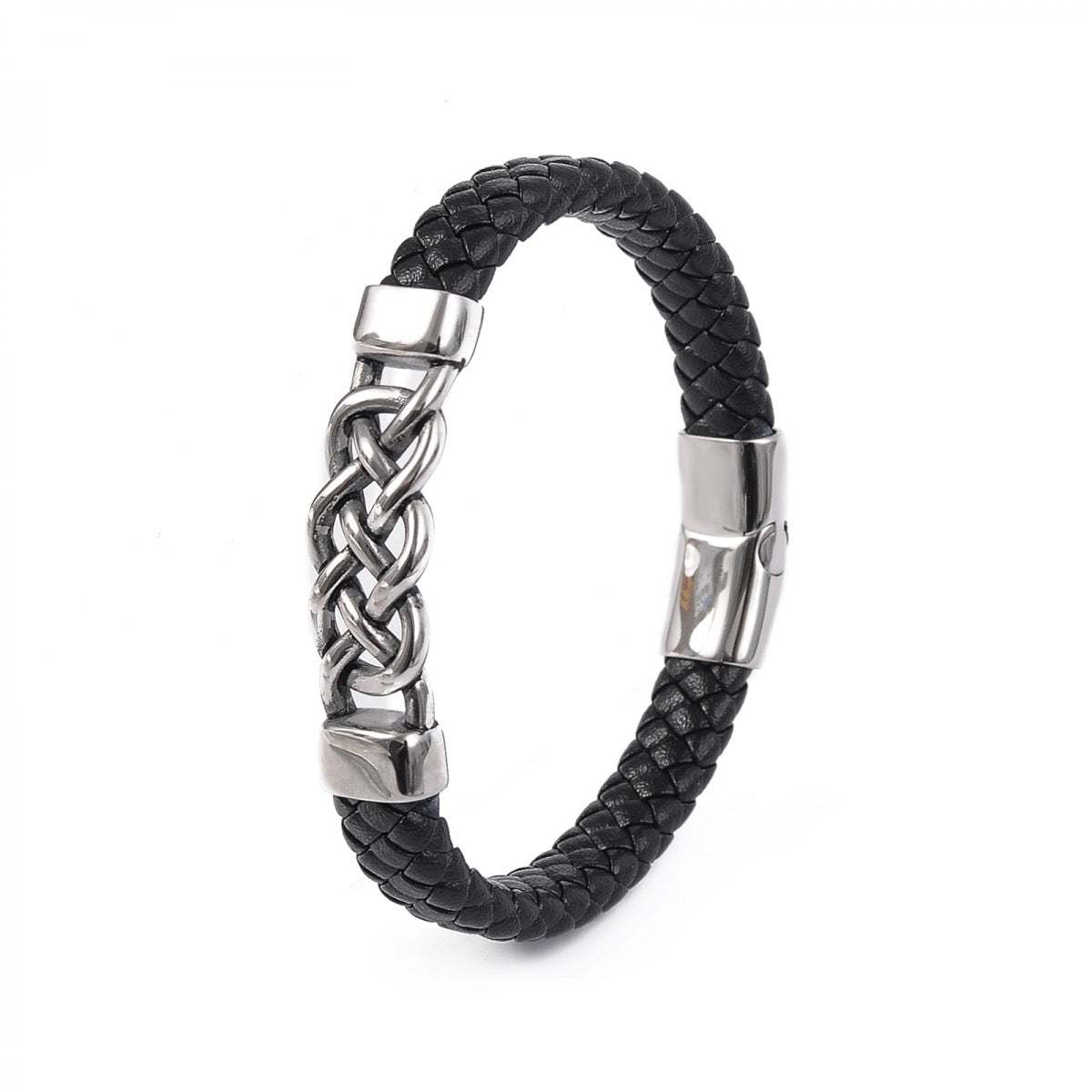 Bracelet Massive Knot - Leather