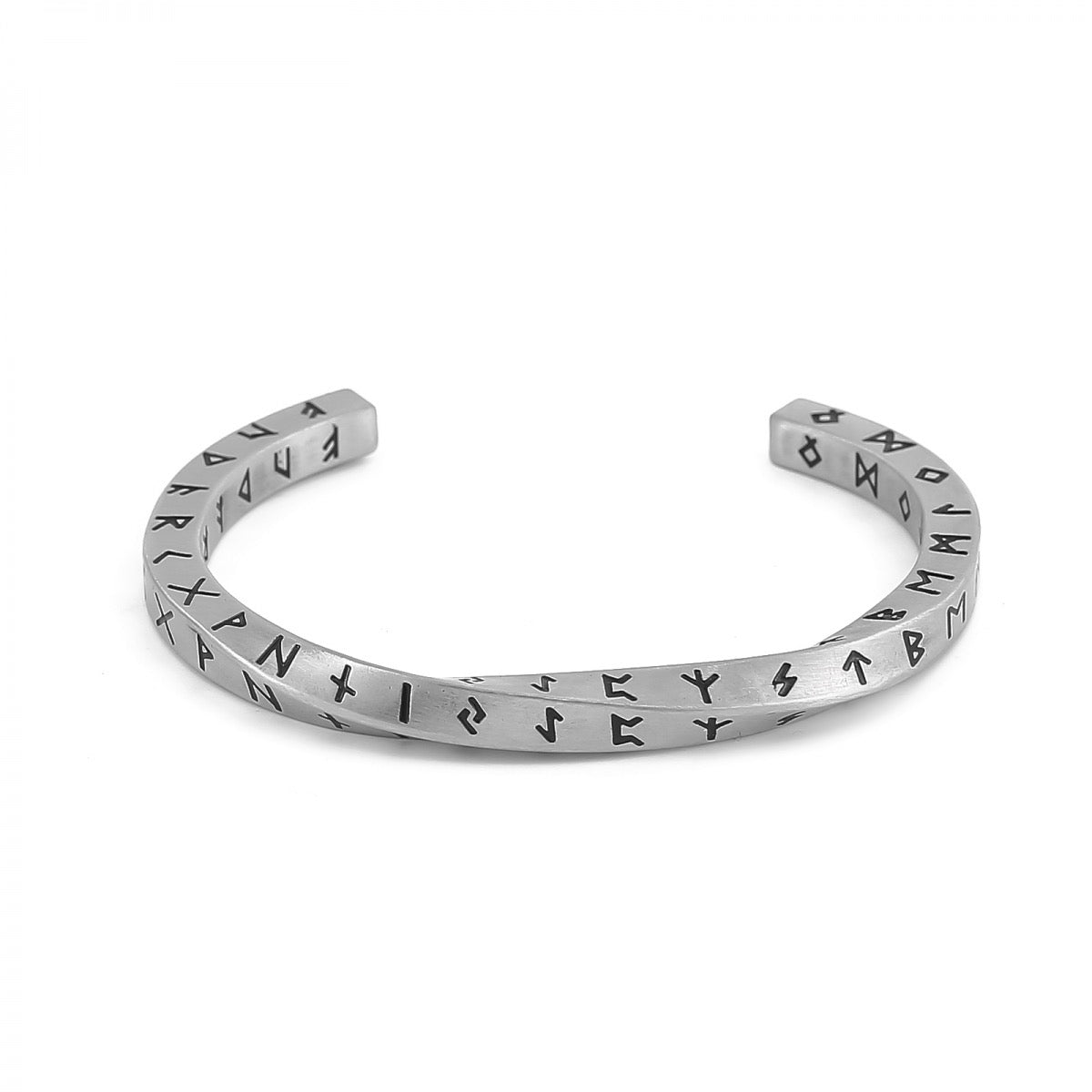 Runic Twisted Arm Ring - Bangle