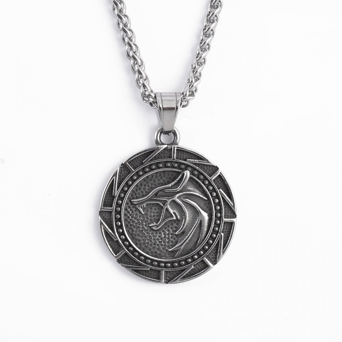 Necklace Fenrir, the Wolf of Fate - Silver