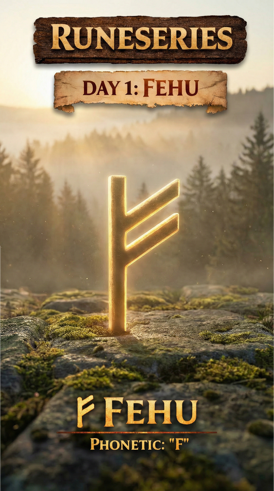 Runeseries - 1. ᚠ Fehu, The Rune of Beginnings, Value, and Moving Abundance