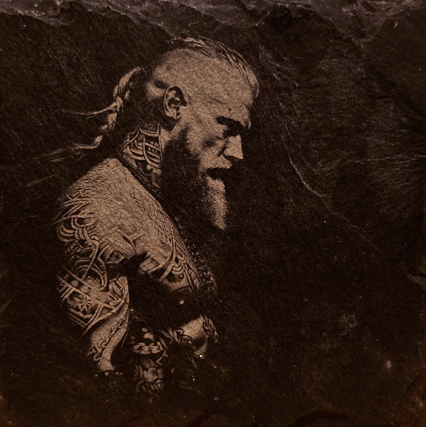 Slate Coasters 10x10cm – Viking 1