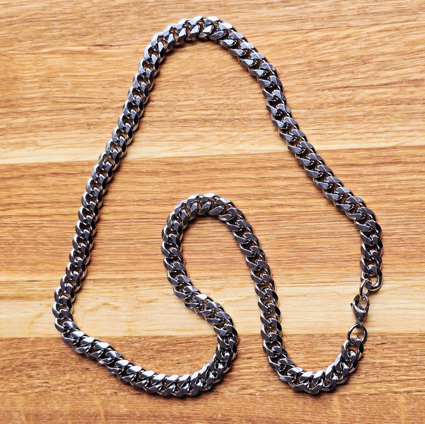 Curbchain 9mm Necklace Stainless steel