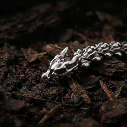 Bracelet Dragon Bone - Silver