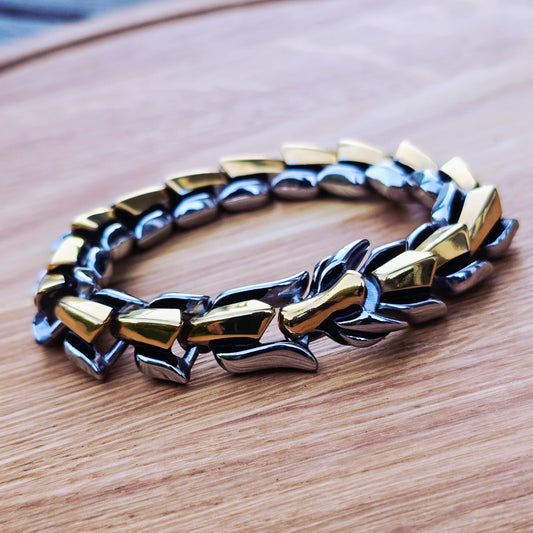 Bracelet Dragon Massive - Dual Tone
