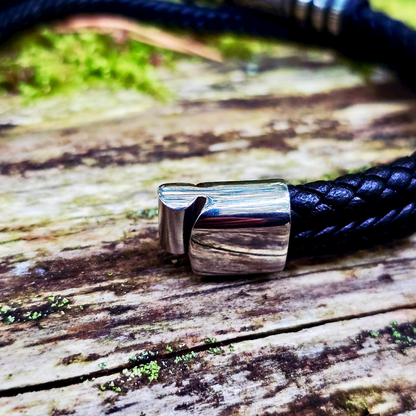 Leder Armband "Wolfsklaue-tripple"