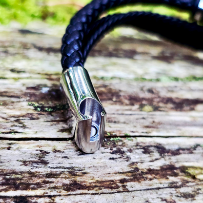 Leder Armband "Wolfsklaue-tripple"