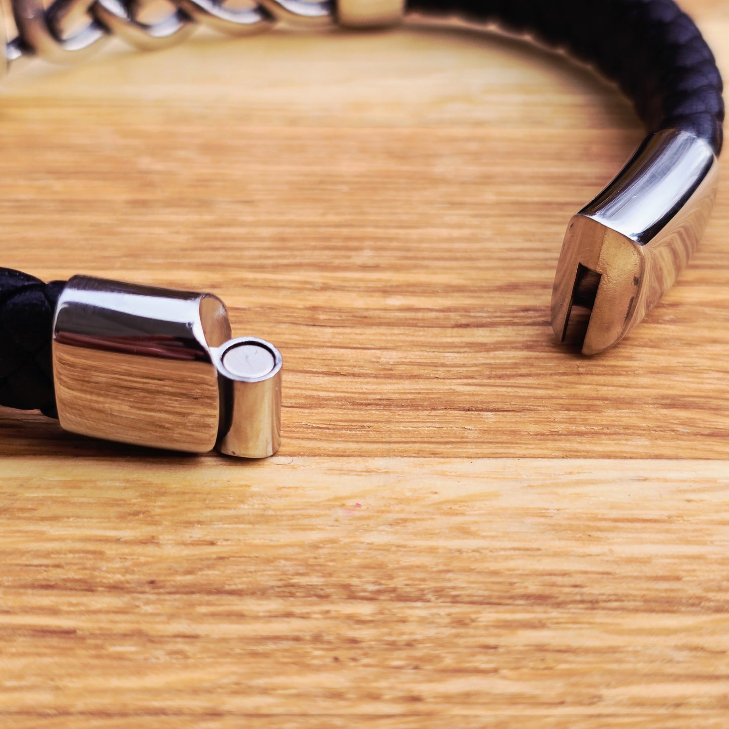 Bracelet Massive Knot - Leather