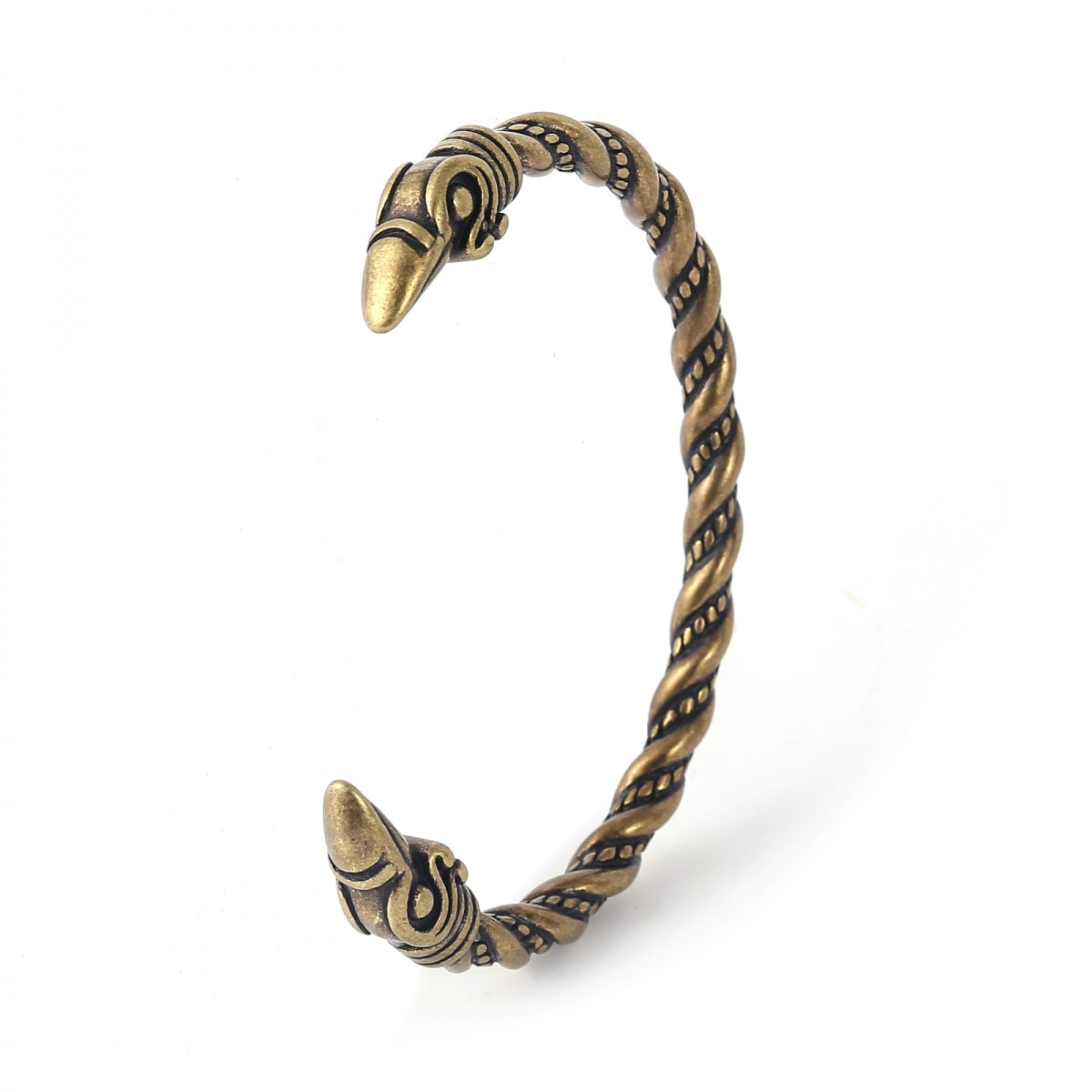 Hugin und Munin Legacy Armreif – Bronze-Finish