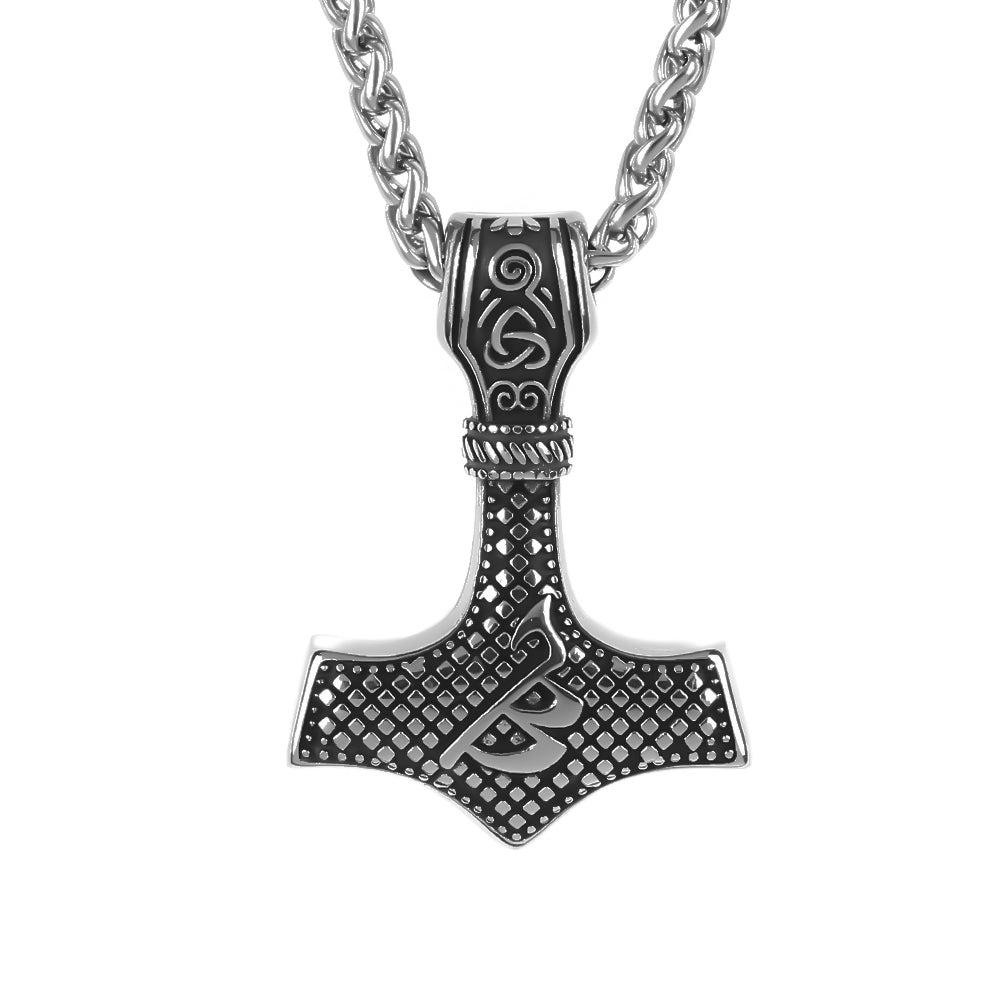 Halsband Thunder God Mjölnir - Silver