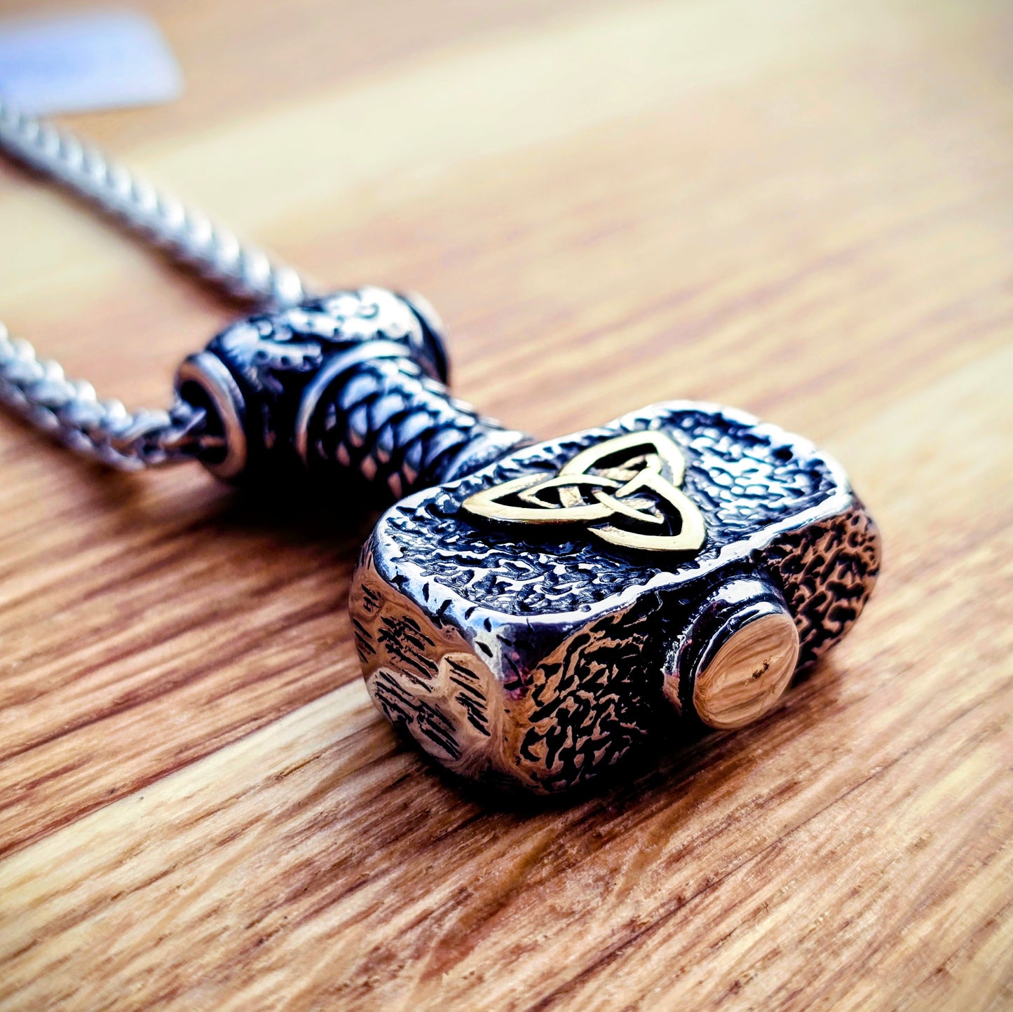 Necklace Mjölnir Classic - Dual Tone