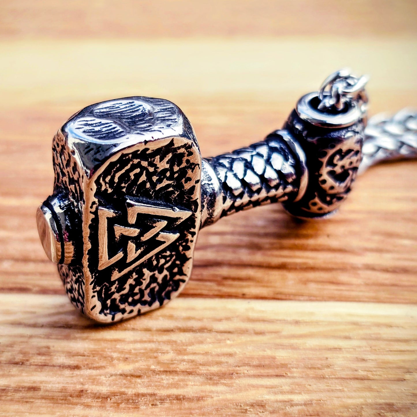 Halskette Mjölnir Classic – Silber