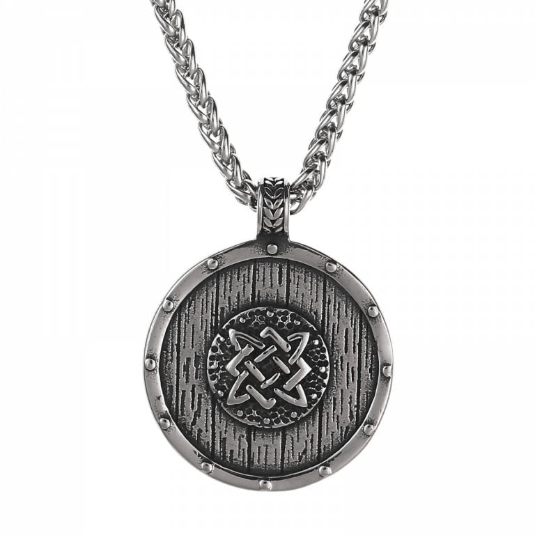Halsband Vikingsköld - Silver