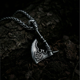 Necklace Battle Axe - Silver