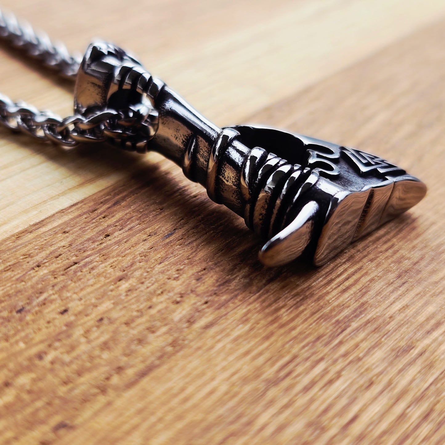 Necklace Battle Axe - Silver