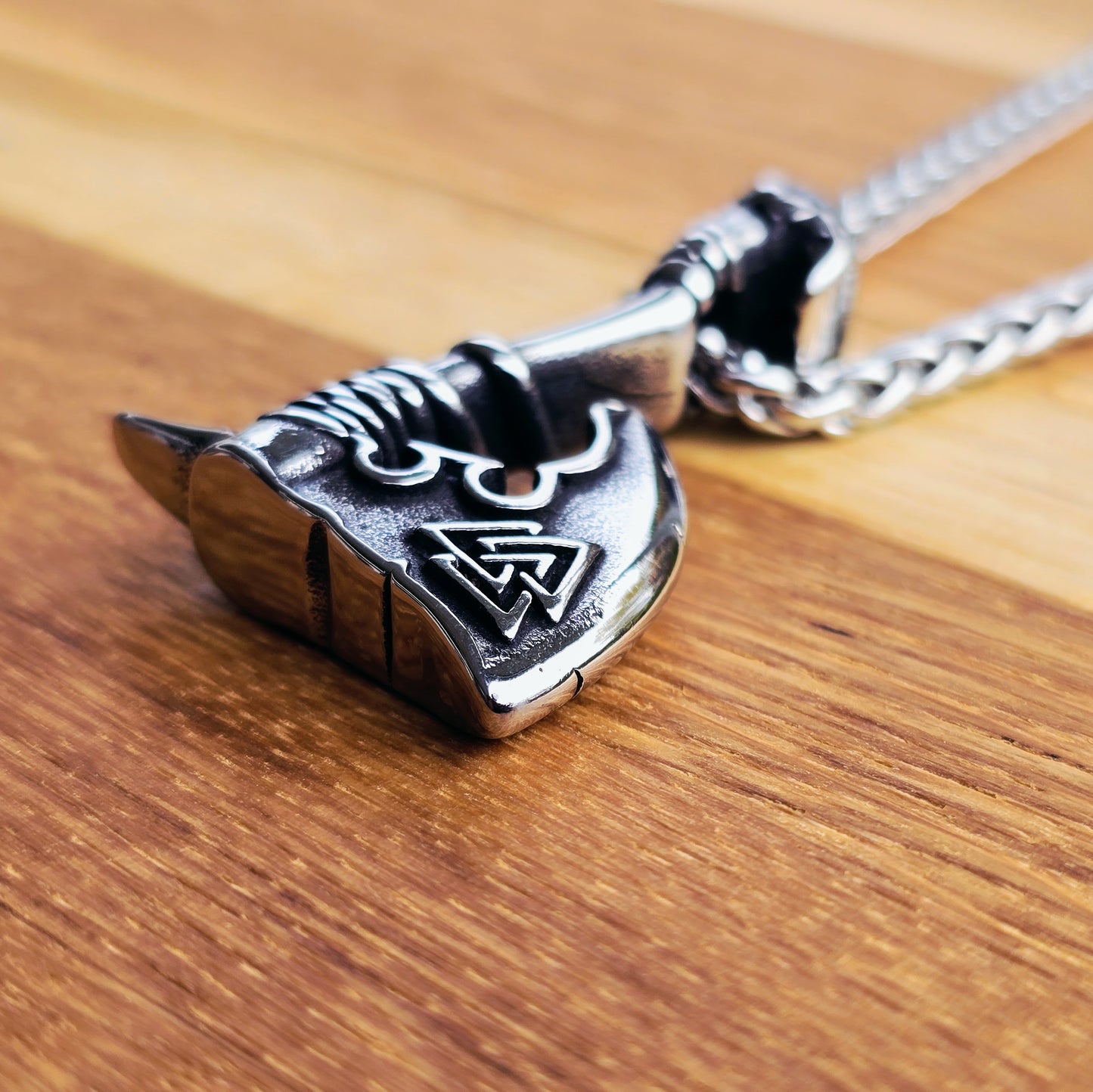 Necklace Battle Axe - Silver