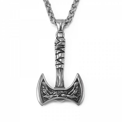 Halsband Viking Korp Yxa - Silver