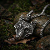 Wolf Necklace Freki Legacy - Silver