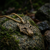 Wolf Necklace Freki Legacy - Gold