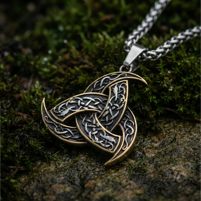 Halskette Horn Óðrœrir - Zweifarbig