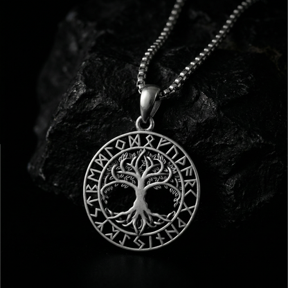 Necklace “Yggdrasil” (925 Sterling Silver)