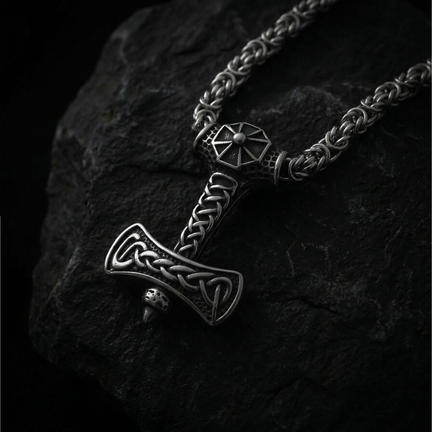 Kungliga kedja halsband vikingatiden silver