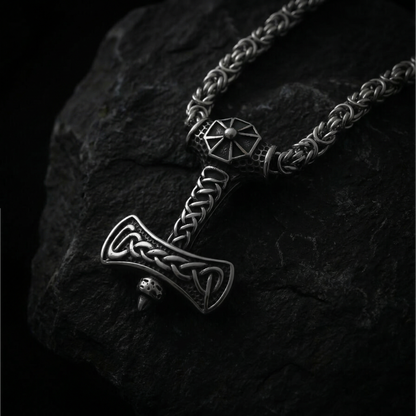 Kungliga kedja halsband vikingatiden silver