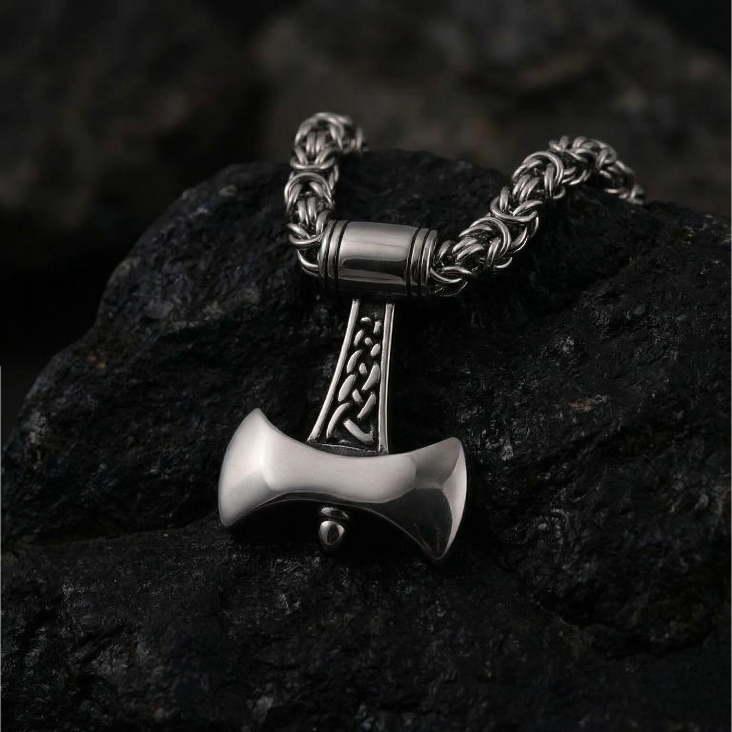 King Chain Halskette Mjölner Sleek