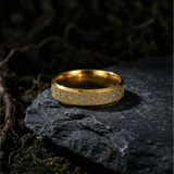 Runic Ring Golden Dawn 6mm
