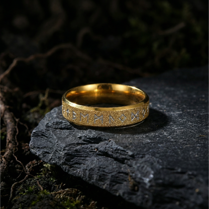 Runenring Golden Dawn 6 mm
