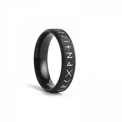 Runic Ring Deep Silence 6mm