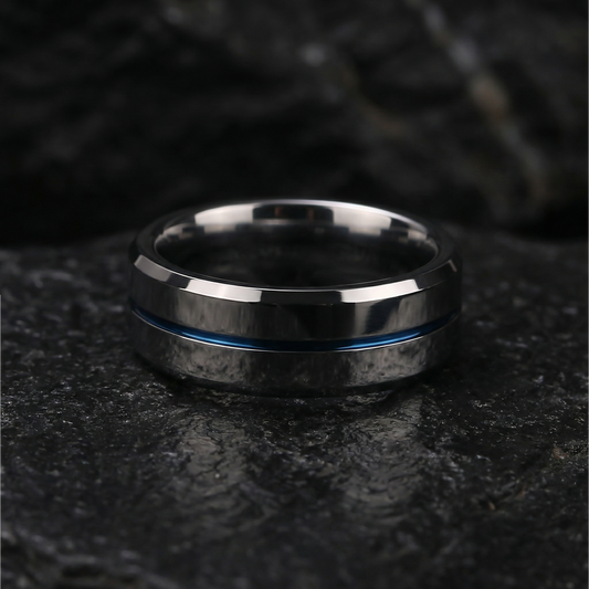 Tungsten Trilogy of Strength - Silver-Blue Edition