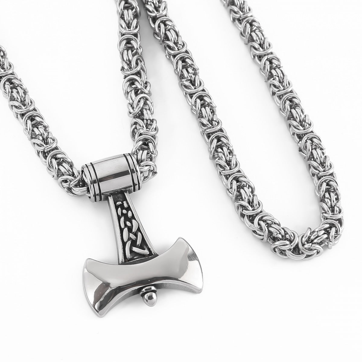 King Chain Halskette Mjölner Sleek