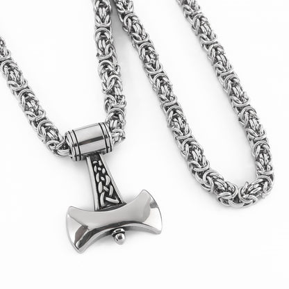 King Chain Halskette Mjölner Sleek