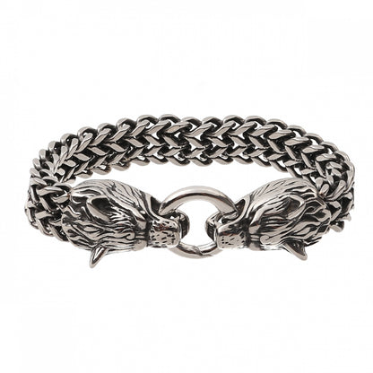 Bracelet Geri och Freki-Eternal Pack Stainless Steel