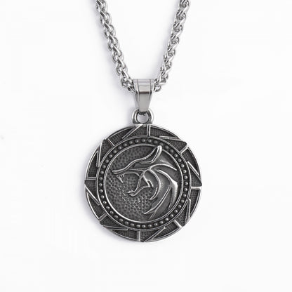 Necklace Fenrir, the Wolf of Fate - Silver